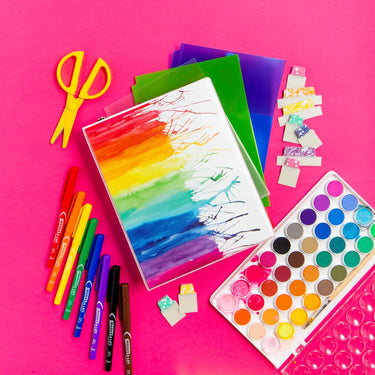 Avery + Amy Tangerine Designer Collection Mini Binder, 5.5